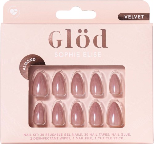 Glöd Sophie Elise Gel Nails Almond Velvet