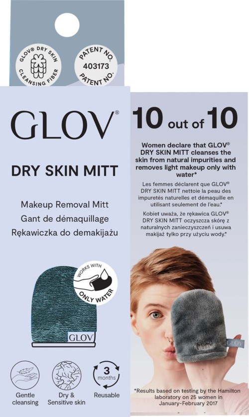 GLOV Iconic Mitt Dry Skin Mitt Grey