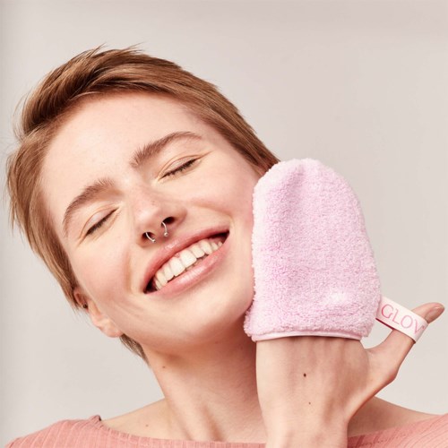 GLOV Iconic Mitt Makeup Remover And Cleansing Mitt Cozy Rosie
