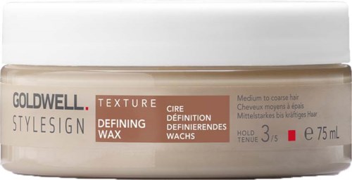 Kleiner Behälter Goldwell Stylingwachs für mittleres bis grobes Haar, Halt-3, 75 ml.
