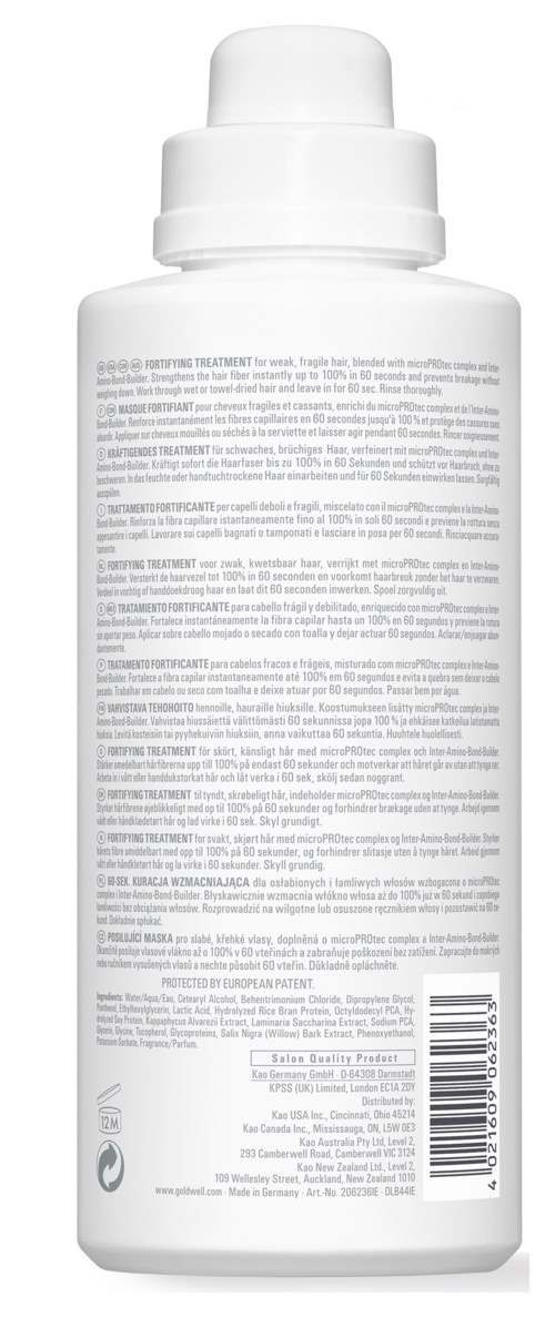 Goldwell Dualsenses Bond Pro Bond Pro 60 sec Treatment 500 ml