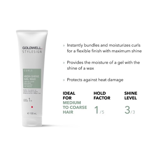 Goldwell Haargel bietet Glanz, hält das Haar gut und ist geeignet für mittleres bis grobes Haar.