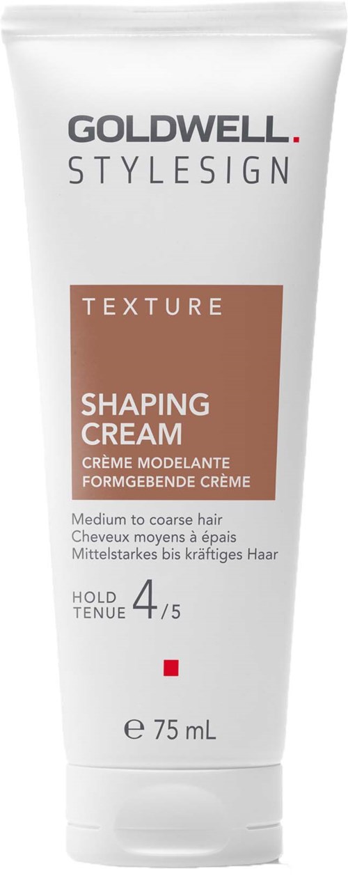 Eine Tube Goldwell Stylesign Texturformungscreme für mittleres bis grobes Haar, 75 ml.