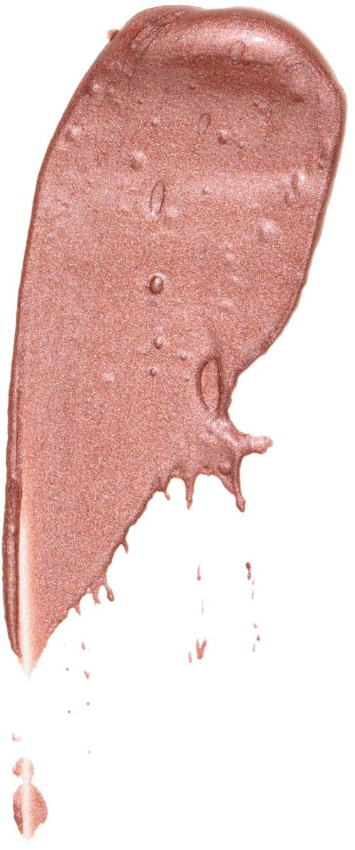 Vlek roze make-up of huidverzorgingsproduct met glad, romige textuur en onregelmatige randen.