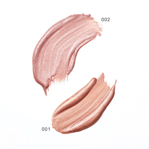 Zwei verschiedene Pink-Töne Make-up-Cremes mit Nummern.