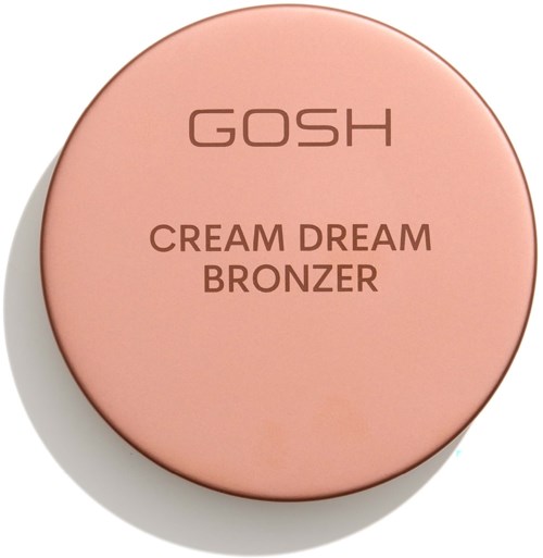 Rengaspuikko nimeltä GOSH Cream Dream Bronzer vaaleanpunaisessa värissä.