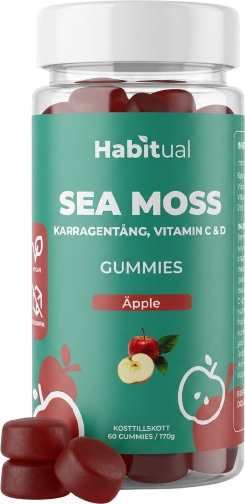 Habitual Sea Moss Äpple Gummies 60 st