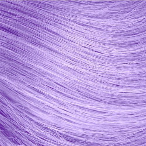 Close-up of silky, purple strands or hair with a smooth texture.