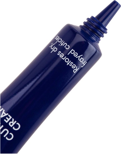 Blue tube container with white text, labeled for use on the face, possibly for a skincare or cosmetic product.