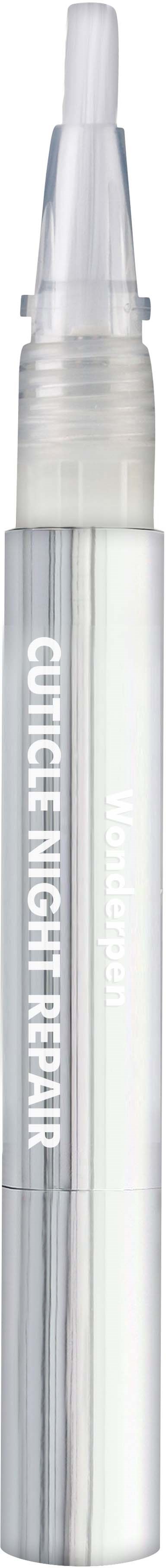 A silver pen labeled 'CUTECH NIGHT REPAIR' with a clear tip, used for eye or skin treatment.