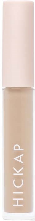 A beige concealer tube with a pink cap, labeled "HICKAP" vertically.
