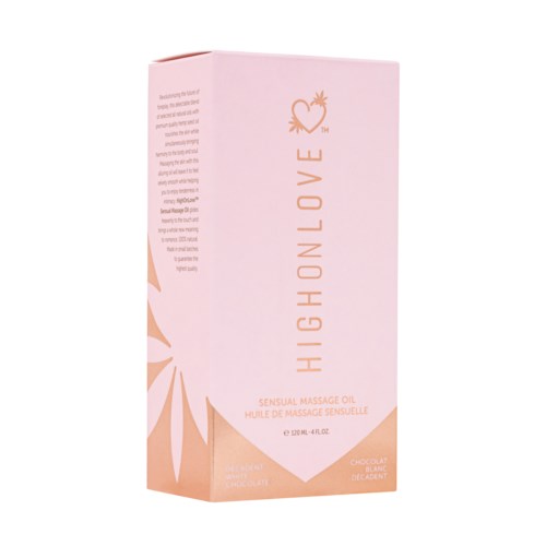 HighOnLove Sensual Massage Oil Decadent White Chocolate 120 ml