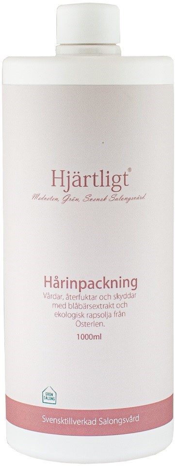 Een witte fles met roze tekst, bevat huidverzorgingsproduct uit Österlen, 1000ml, voor hydratatie en bescherming van de huid.