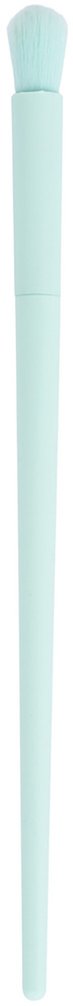 A light blue skincare or beauty tool with a rounded tip and a long, thin handle.
