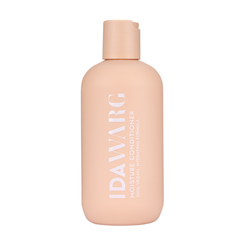 Rosa Flasche mit IDAVARCG Moisture Conditioner mit weißen Text.