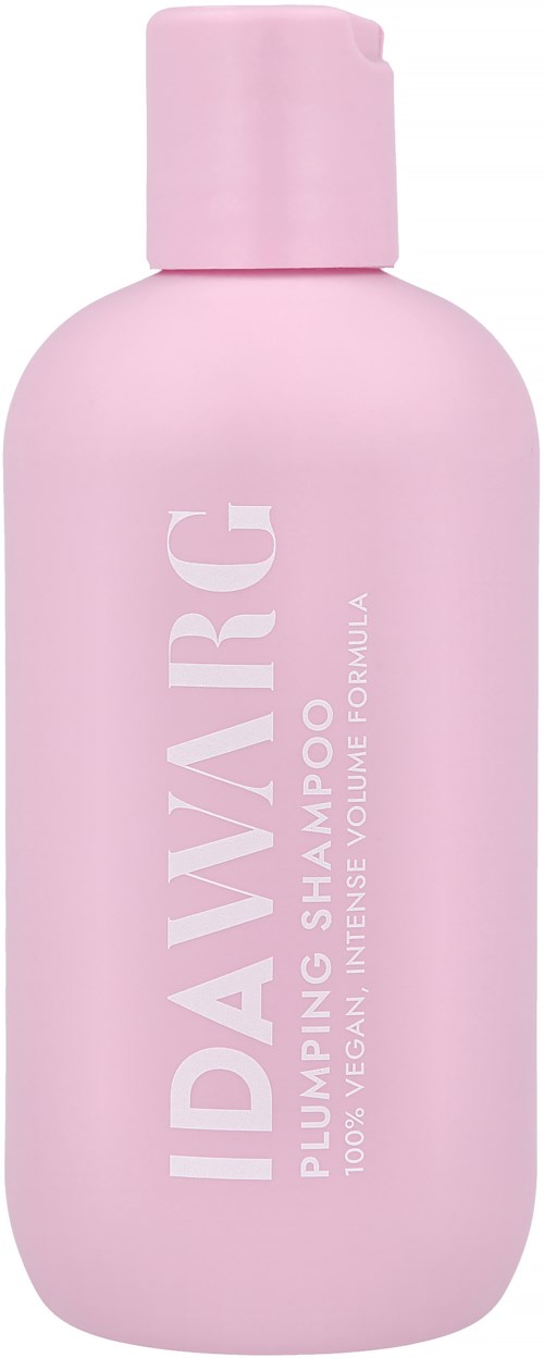 Rosa Flasche Davaurc Plumping Shampoo mit einfachem Etikettendesign.