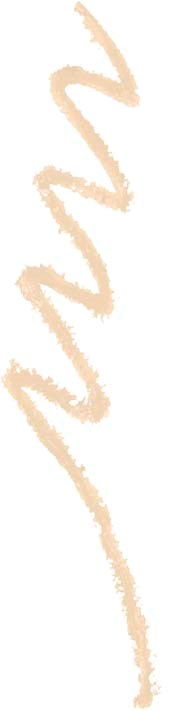 A beige squiggly line runs vertically on a black and white background.