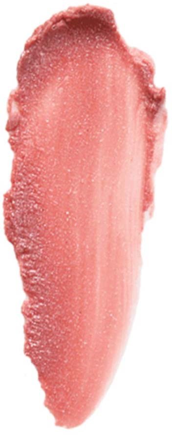 Prov på rosa läppstift med krämig textur och slät finish.