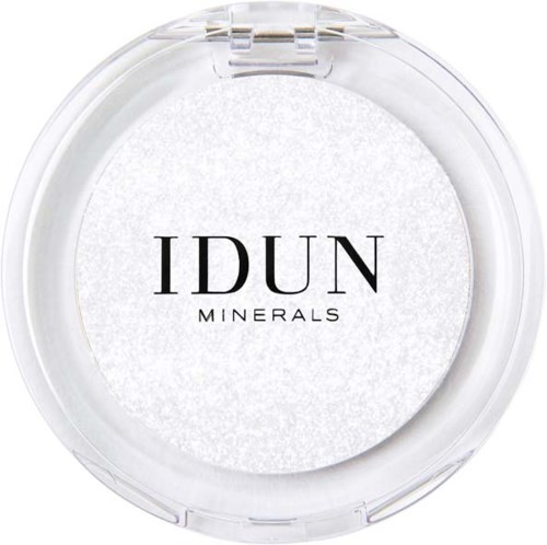 White eyeshadow with the word 'IDUN Minerals' on the case lid.