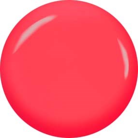 This is a red, shiny, round object with a bright highlight spot, looking like a ball.