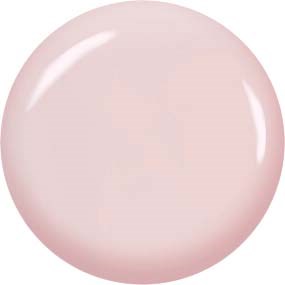 A soft pink round object, shiny and smooth, with light reflections indicating a shiny surface.