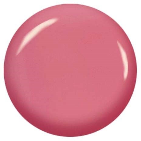 A pink, glossy, round nail polish ball with a shiny surface.