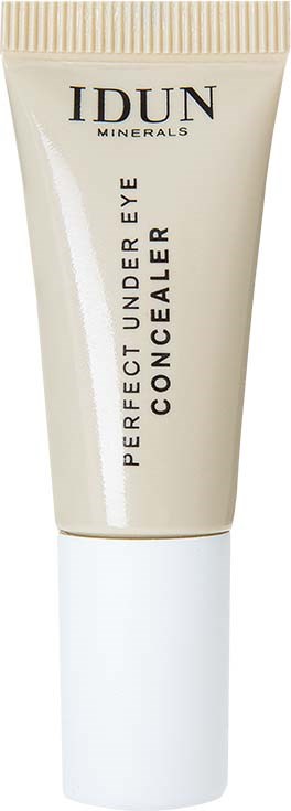A tube of IDUN Minerals Perfect Under Eye Concealer with a white cap and simple label.