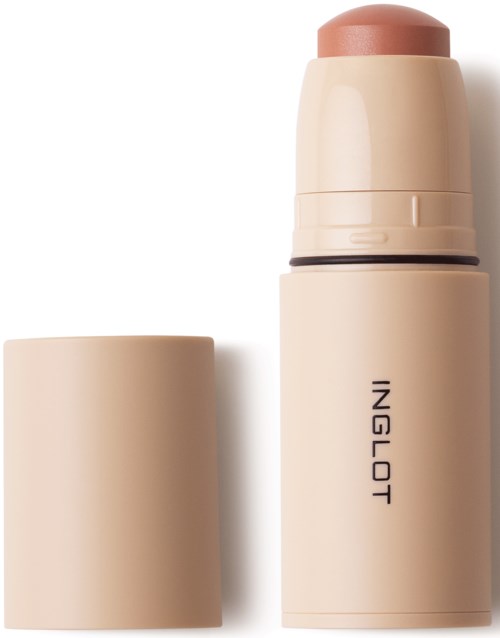 Beige-henkinen kosmeettinen kynä, jossa on irrotettava kansi ja nimi 'INGLOT'.