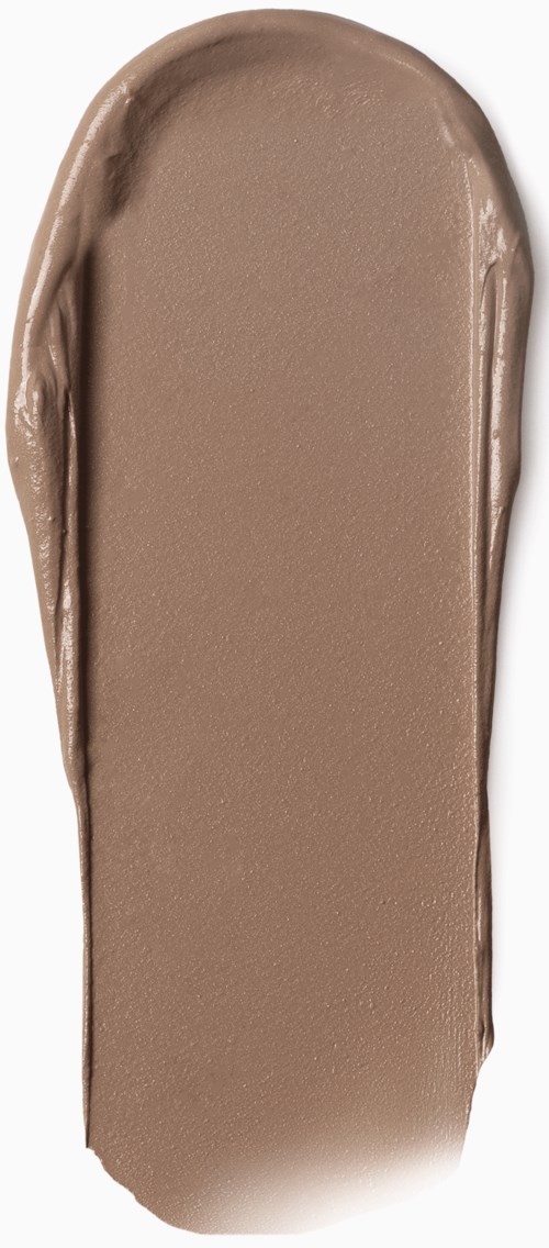 Een glad, ovaalvormig voorwerp met een beige kleur en een glanzend oppervlak.