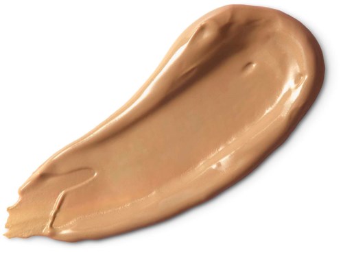 Een berg van beige gekleurde roomachtige substantie, uitgespreid op een donkere achtergrond.