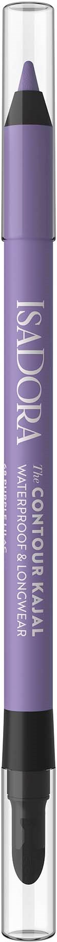Purple eyelash marker with clear cap, labeled 'IsaDora Contour Fall'.