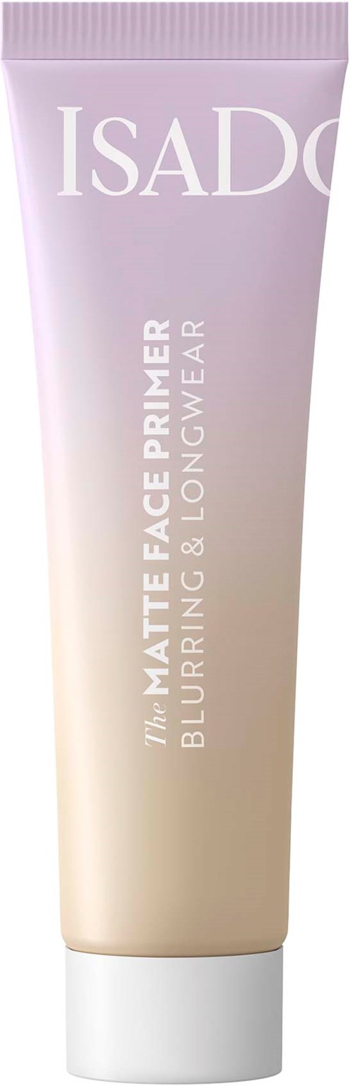 Letku Isadore mattface Primer, joka häivyttää ja kestää pitkään.