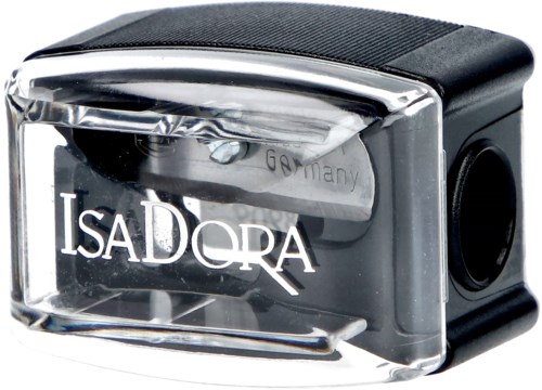 A small, black, rectangular device with a clear plastic front and the brand name 'ISADORA' printed on it.