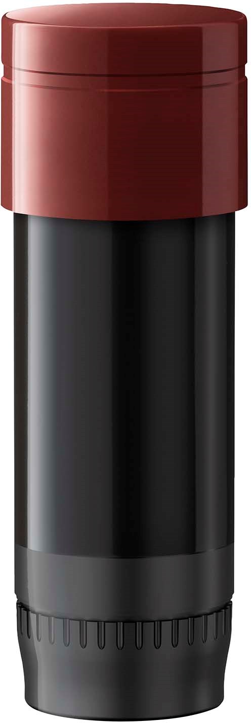 Ein schwarzer zylindrischer Behälter mit rotem Deckel, wahrscheinlich eine Reise-Tasse oder Flasche.