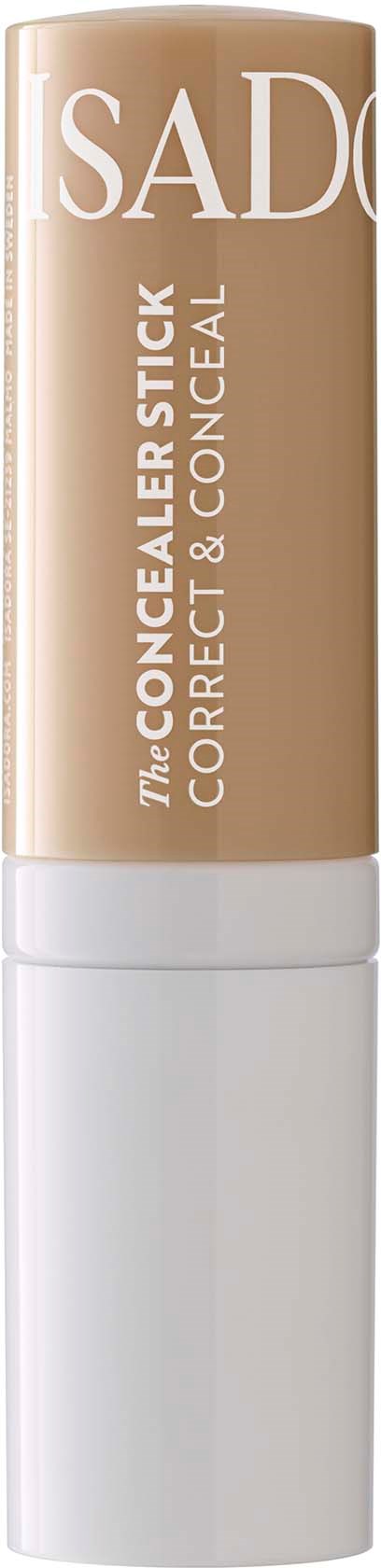 Concealer-Stick in Beige und Weiß, gekennzeichnet als IsaD? Der Concealer-Stick zum Korrigieren und Verdecken.