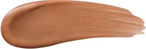 A beige or skin tone makeup or foundation swatch with a brush stroke.