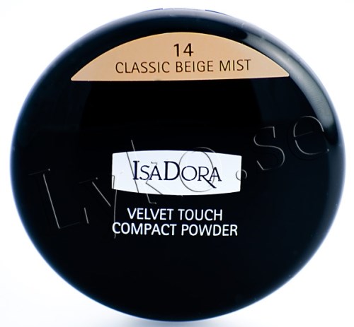 IsaDora Velvet Touch Compact Powder 14 Classic Beige Mist