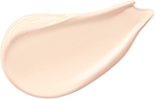 Ein Klecks hellbeige Creme oder Lotion mit glatter Textur.