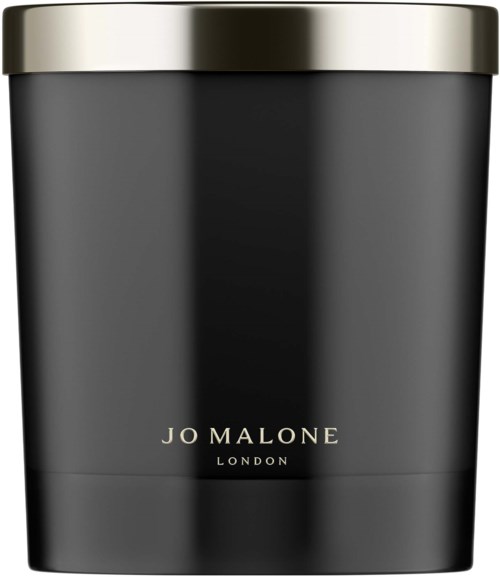 A black container with a gold rim and the words "Jo Malone London" on it.
