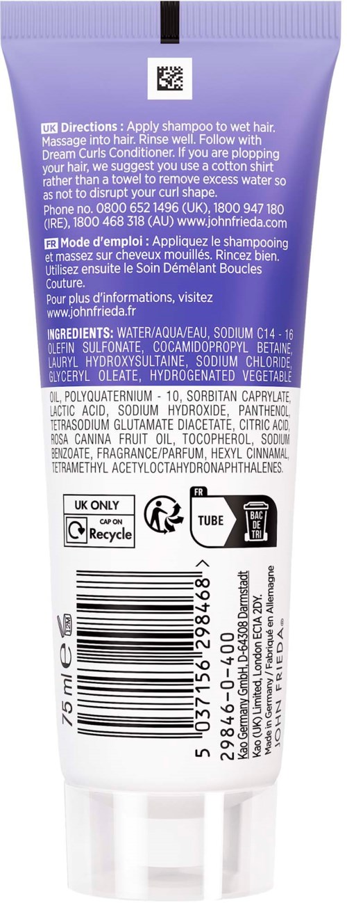 John Frieda Frizz Ease Dream Curls Shampoo 75 ml