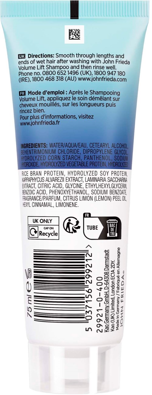 John Frieda Volume Lift Lightweight Conditioner 75 ml