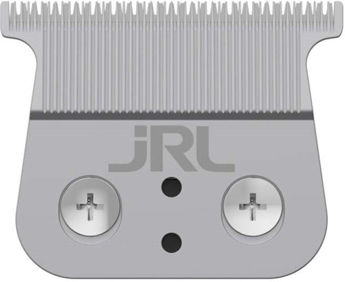 JRL shaving clipper head with metal blades and two screws, used for trimming hair.