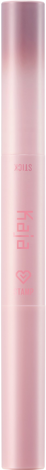 Een slanke, roze cilindrisch product, waarschijnlijk een cosmetisch of huidverzorgingsproduct met minimale tekst en een glanzende afwerking.