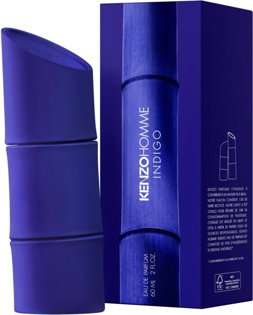Three blue containers stacked, with a matching blue box next to them, all featuring white text.