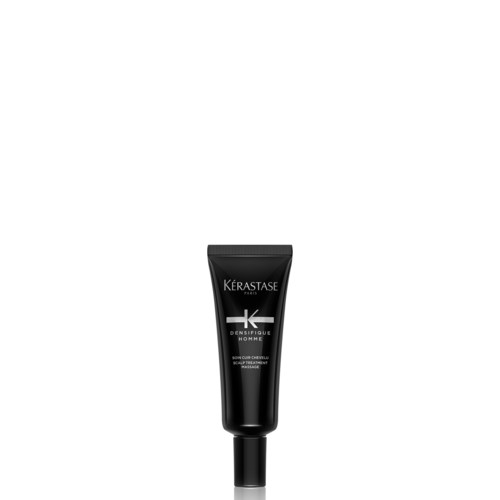 A black tube of hair care product from Kerastase with white branding and text.