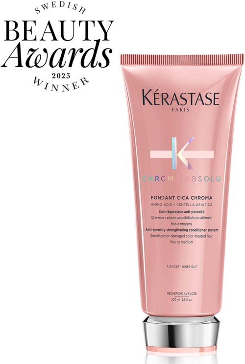 Kérastase haarproduct in een roze tube wint de Swedish Beauty Award 2023.