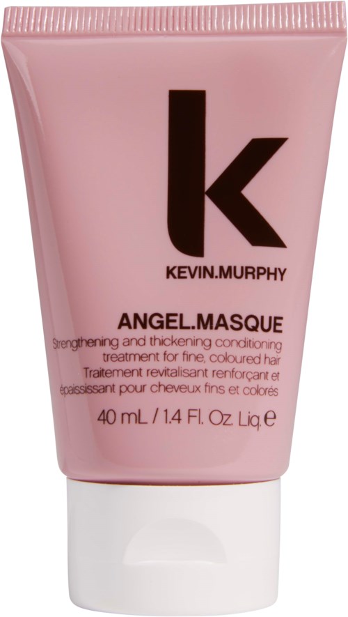 Rosa tub märkt Kevin Murphy Angel Masque för hårvård, 40 mL storlek.