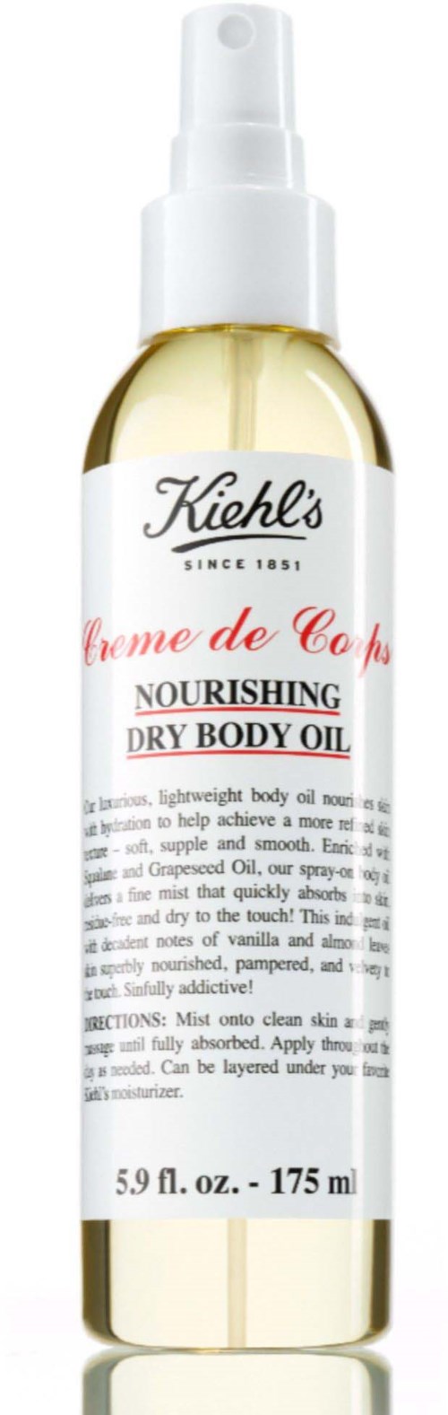 Kiehl's Creme de Corps Creme de Corps Nourishing Dry Body Oil  175 ml