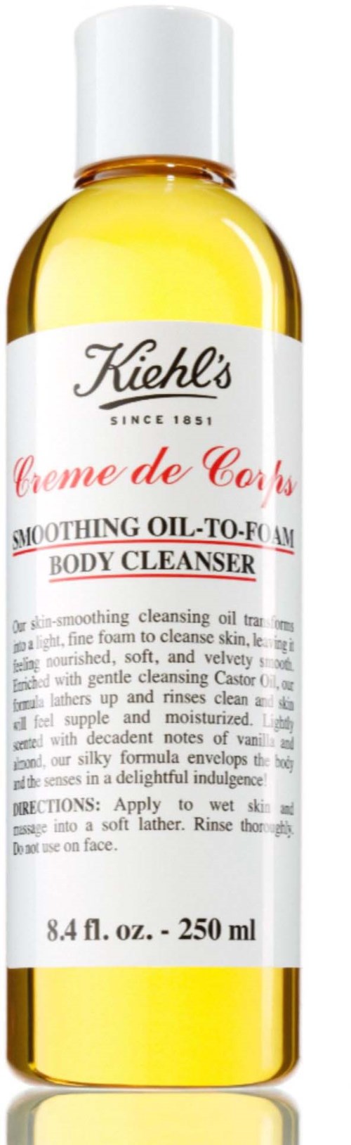 Kiehl's Creme de Corps Creme de Corps Smoothing Oil-to-Foam Body Cleanser  250 ml