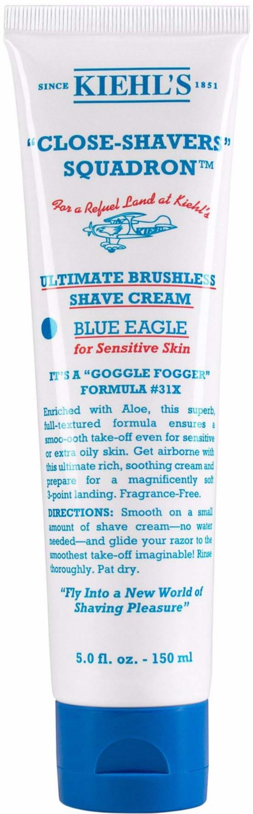 Kiehl's Men Ultimate Brushless Shave Cream Blue Eagle 150 ml